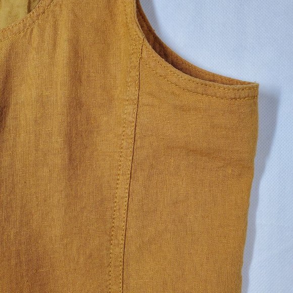 LOFT Lou & Grey Dress Linen Tank Golden Maple Size Small 38" bust NWT - Picture 12 of 14